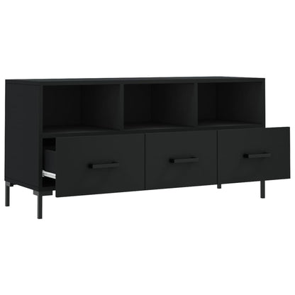 Tv Skříňka Černá 102 X 36 X 50 Cm Kompozitní Dřevo