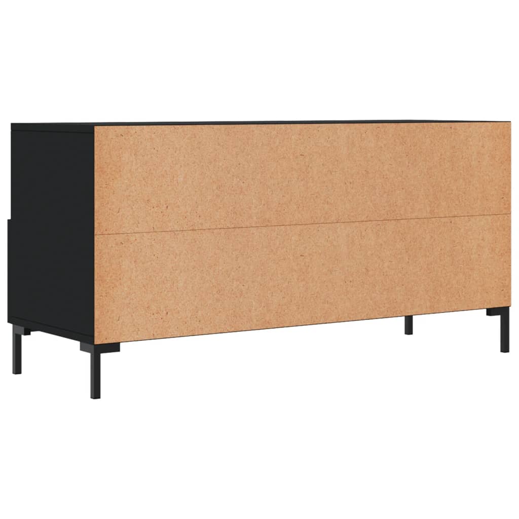 Tv Skříňka Černá 102 X 36 X 50 Cm Kompozitní Dřevo