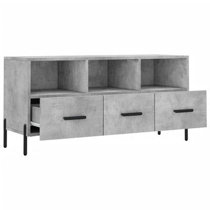 Tv Skříňka Betonově Šedá 102 X 36 X 50 Cm Kompozitní Dřevo