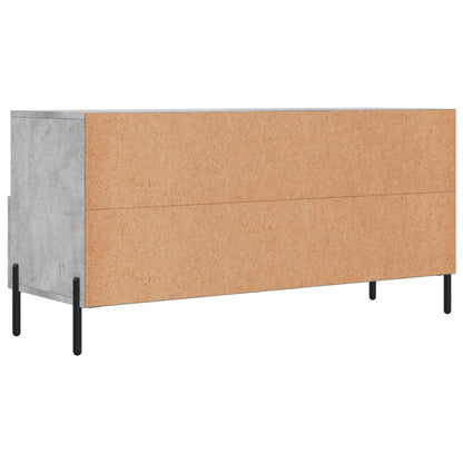 Tv Skříňka Betonově Šedá 102 X 36 X 50 Cm Kompozitní Dřevo