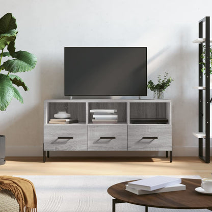 Tv Skříňka Betonově Šedá 102 X 36 X 50 Cm Kompozitní Dřevo