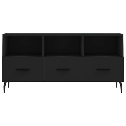 Tv Skříňka Černá 102 X 36 X 50 Cm Kompozitní Dřevo