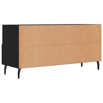 Tv Skříňka Černá 102 X 36 X 50 Cm Kompozitní Dřevo