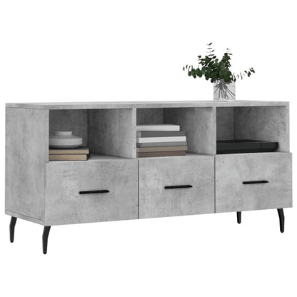 Tv Skříňka Betonově Šedá 102 X 36 X 50 Cm Kompozitní Dřevo