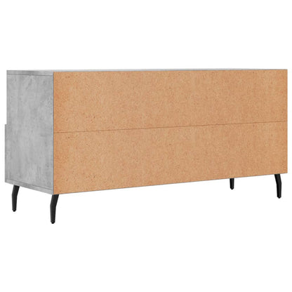 Tv Skříňka Betonově Šedá 102 X 36 X 50 Cm Kompozitní Dřevo