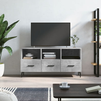 Tv Skříňka Betonově Šedá 102 X 36 X 50 Cm Kompozitní Dřevo