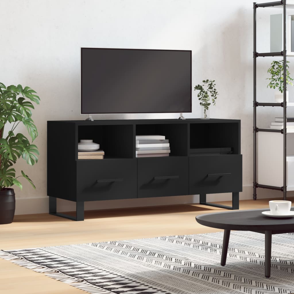 Tv Skříňka Betonově Šedá 102 X 36 X 50 Cm Kompozitní Dřevo