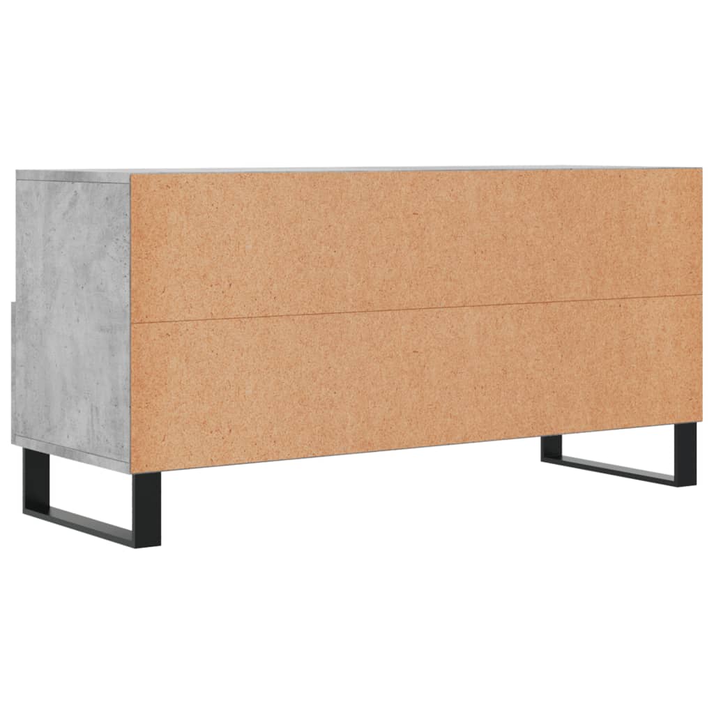 Tv Skříňka Betonově Šedá 102 X 36 X 50 Cm Kompozitní Dřevo