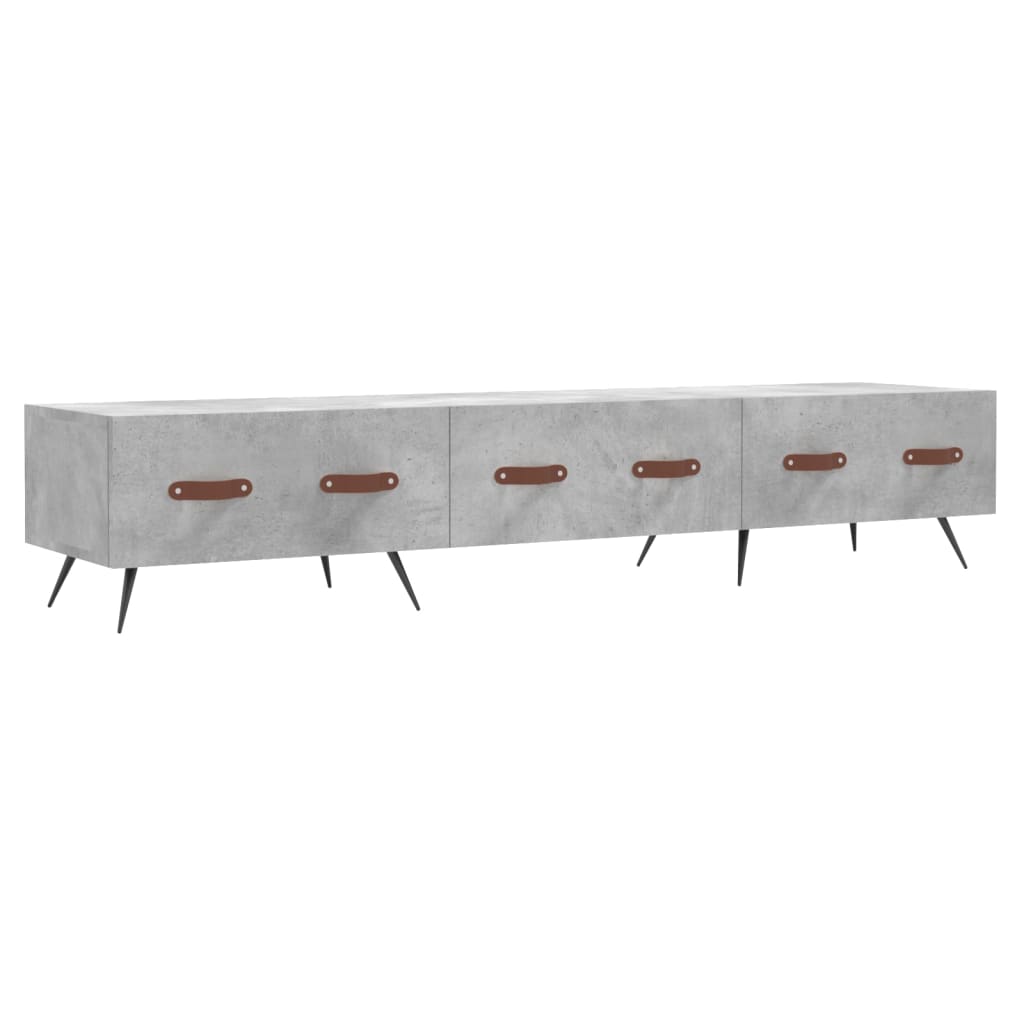 Tv Skříňka Betonově Šedá 150 X 36 X 30 Cm Kompozitní Dřevo