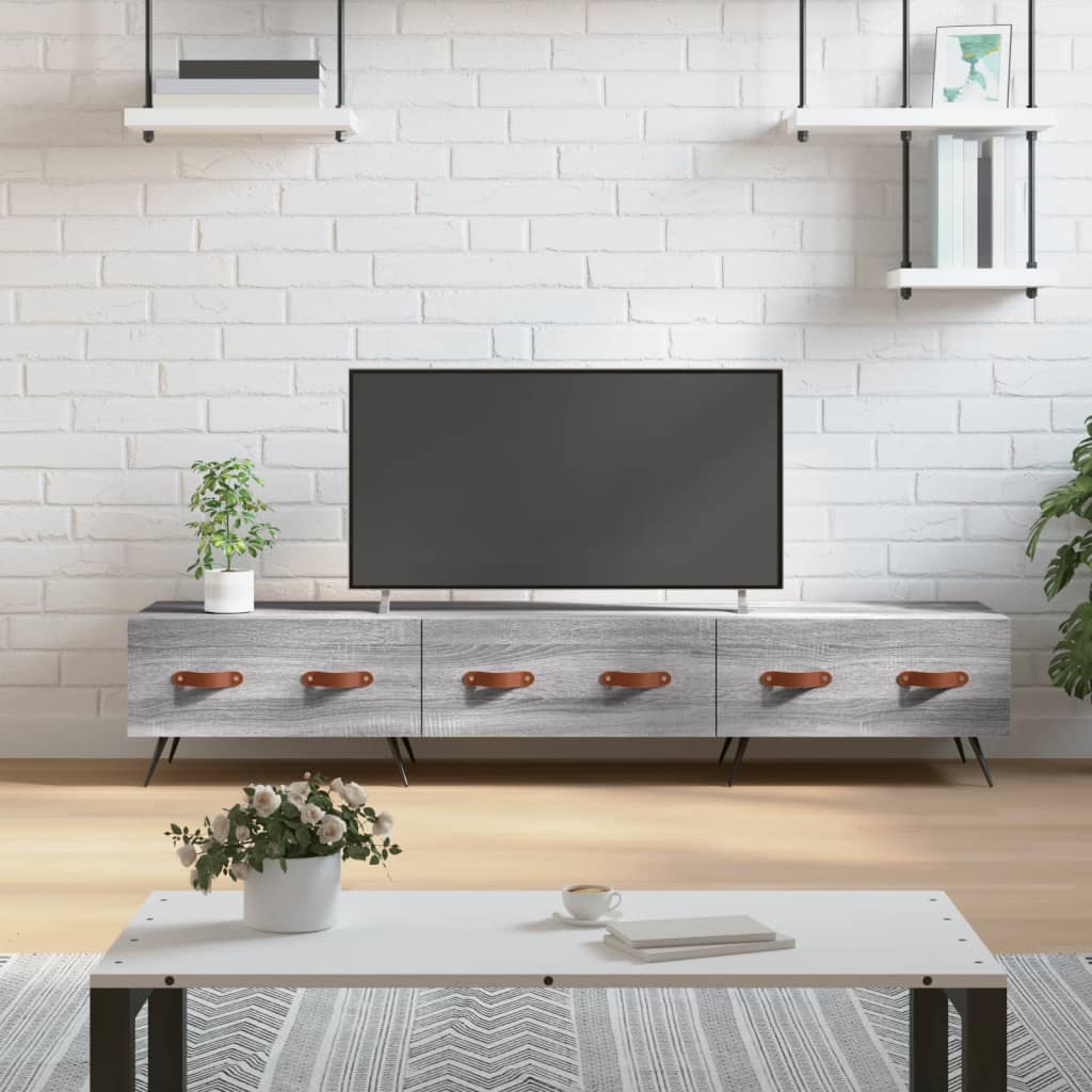 Tv Skříňka Betonově Šedá 150 X 36 X 30 Cm Kompozitní Dřevo