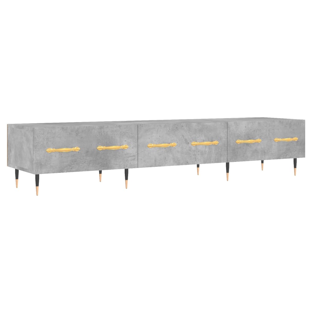 Tv Skříňka Betonově Šedá 150 X 36 X 30 Cm Kompozitní Dřevo