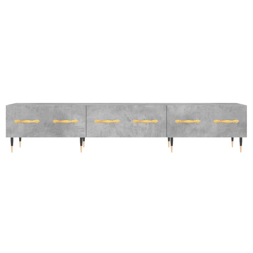 Tv Skříňka Betonově Šedá 150 X 36 X 30 Cm Kompozitní Dřevo