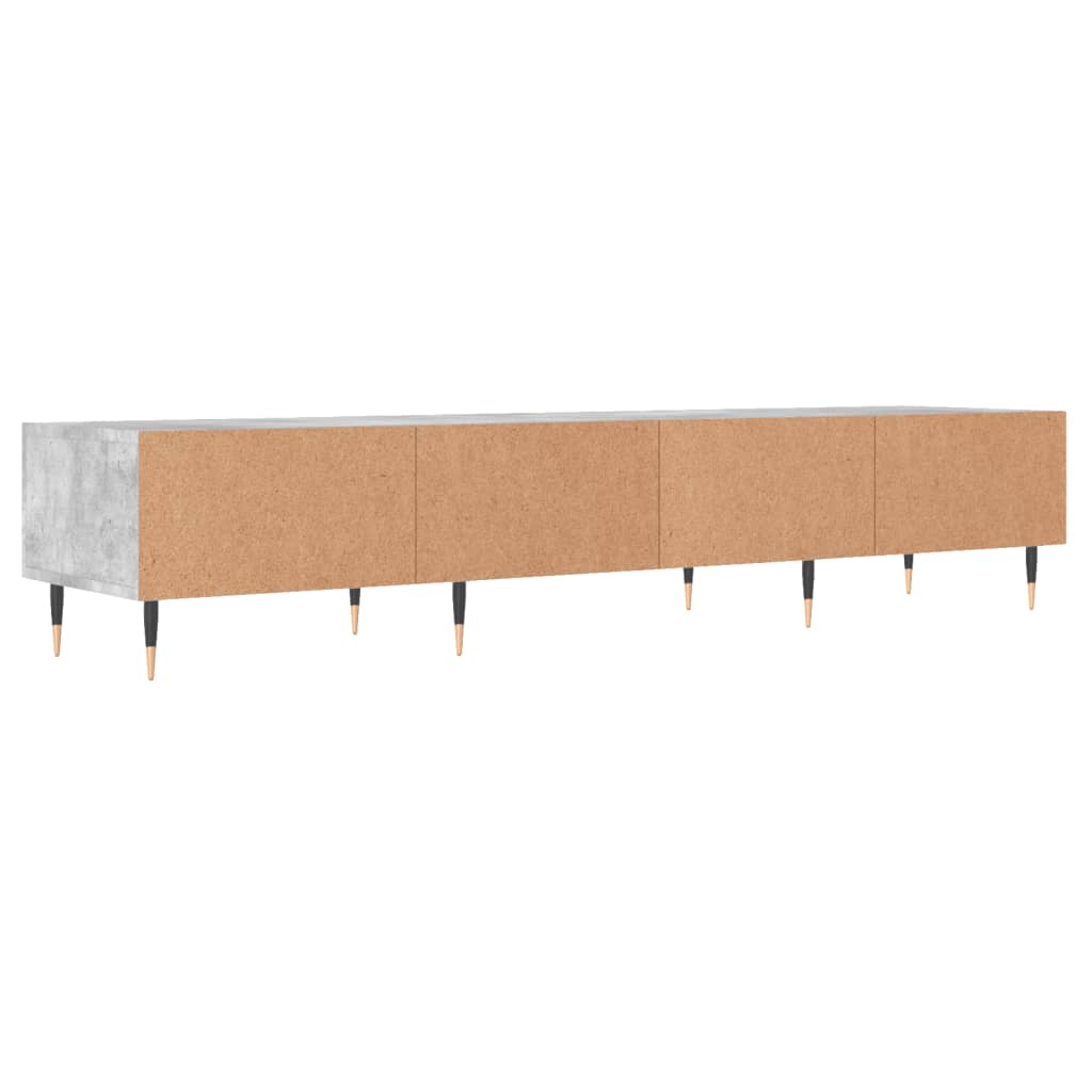 Tv Skříňka Betonově Šedá 150 X 36 X 30 Cm Kompozitní Dřevo