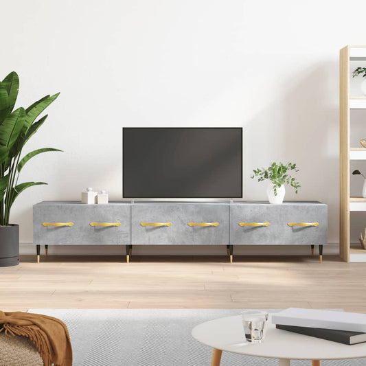 Tv Skříňka Betonově Šedá 150 X 36 X 30 Cm Kompozitní Dřevo