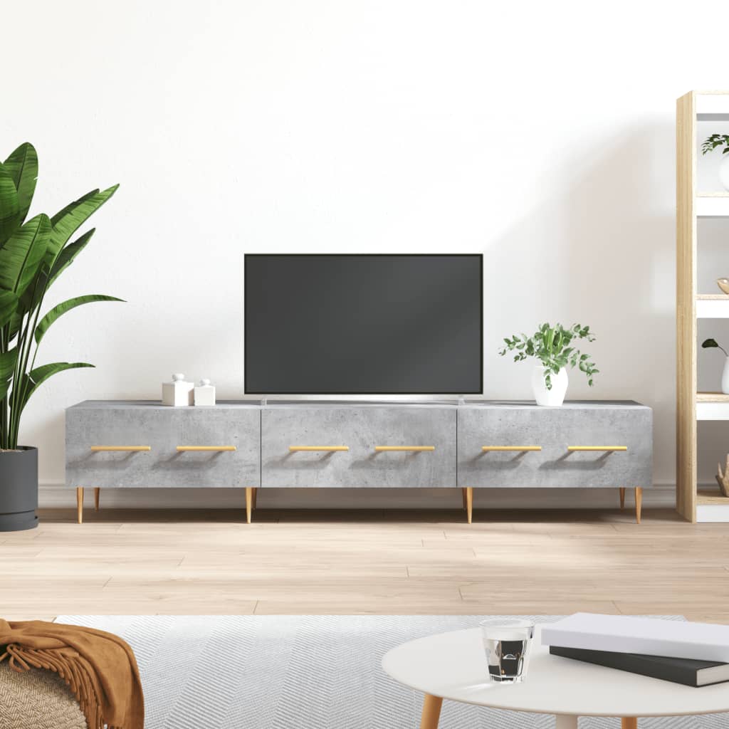 Tv Skříňka Šedá Sonoma 150 X 36 X 30 Cm Kompozitní Dřevo