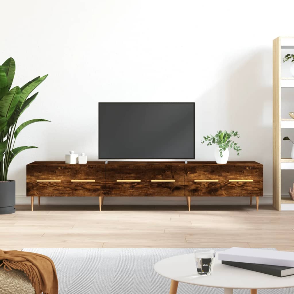 Tv Skříňka Šedá Sonoma 150 X 36 X 30 Cm Kompozitní Dřevo
