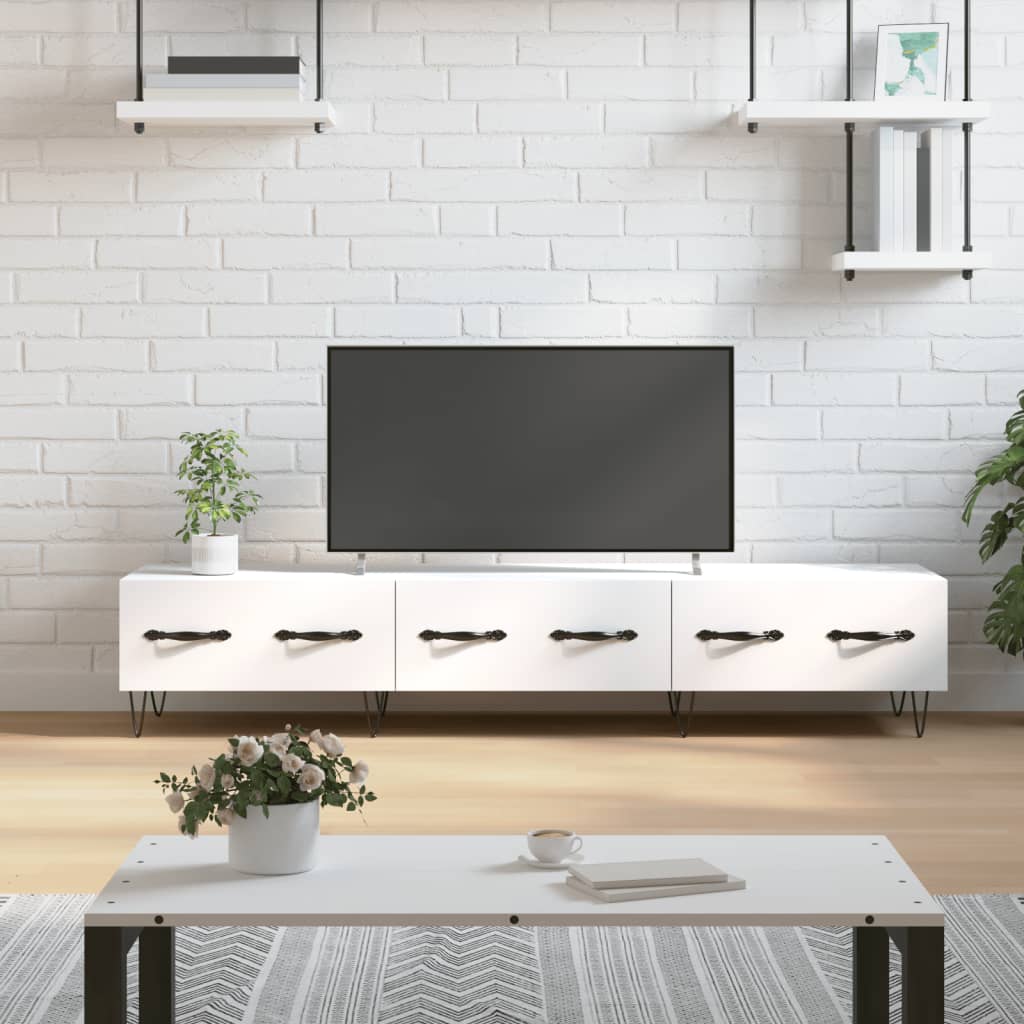 Tv Skříňka Betonově Šedá 150 X 36 X 30 Cm Kompozitní Dřevo