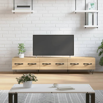 Tv Skříňka Betonově Šedá 150 X 36 X 30 Cm Kompozitní Dřevo