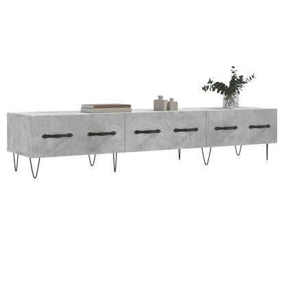 Tv Skříňka Betonově Šedá 150 X 36 X 30 Cm Kompozitní Dřevo