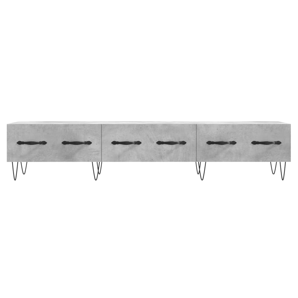 Tv Skříňka Betonově Šedá 150 X 36 X 30 Cm Kompozitní Dřevo
