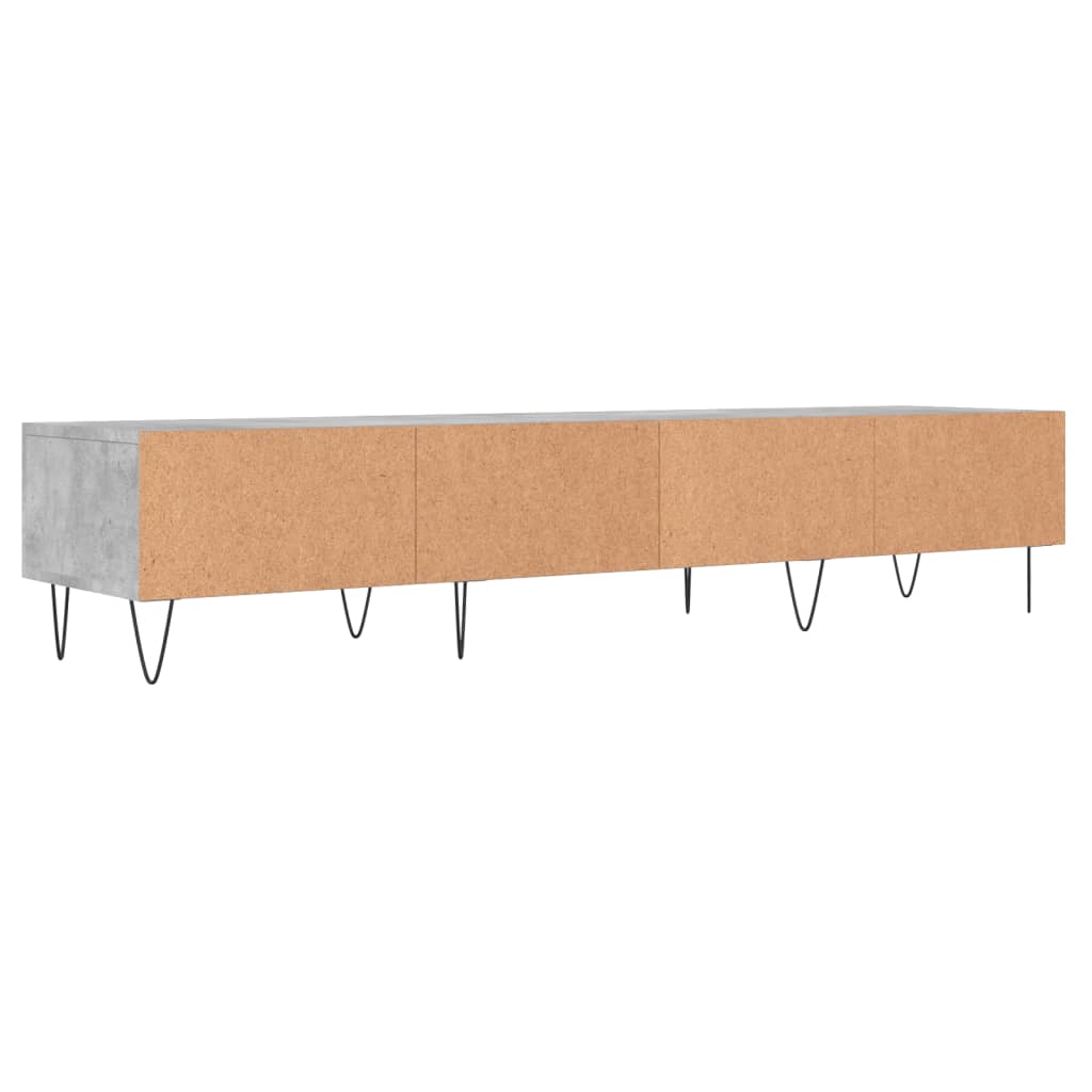 Tv Skříňka Betonově Šedá 150 X 36 X 30 Cm Kompozitní Dřevo