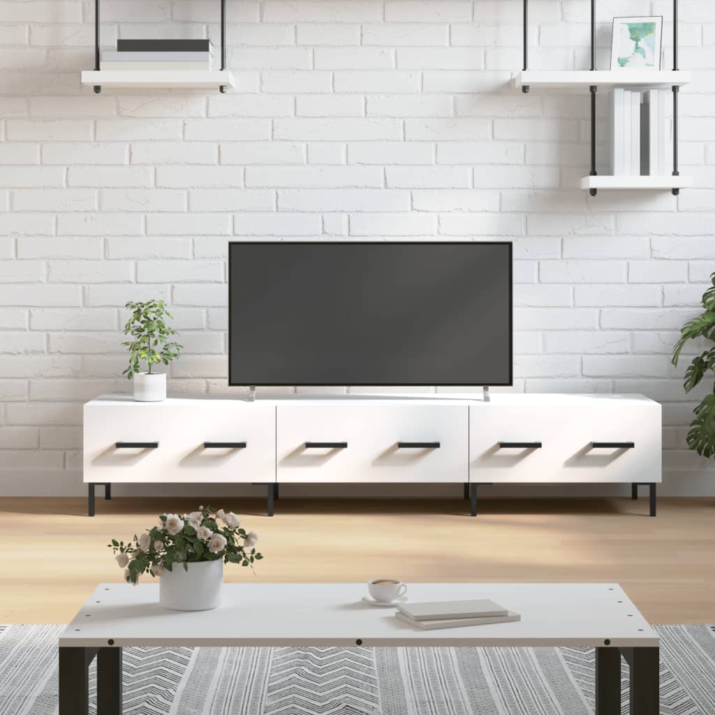 Tv Skříňka Betonově Šedá 150 X 36 X 30 Cm Kompozitní Dřevo