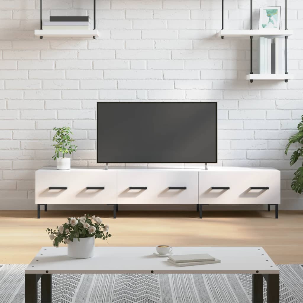 Tv Skříňka Betonově Šedá 150 X 36 X 30 Cm Kompozitní Dřevo