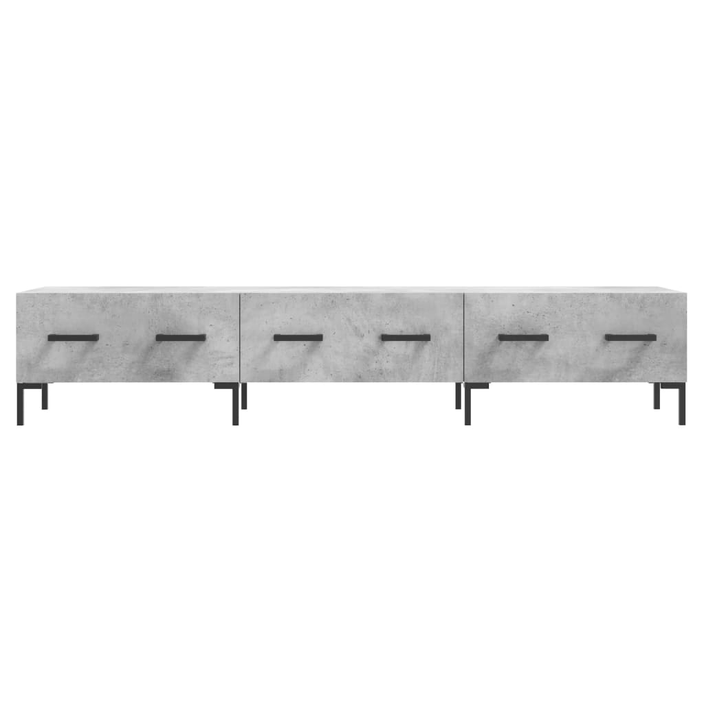 Tv Skříňka Betonově Šedá 150 X 36 X 30 Cm Kompozitní Dřevo