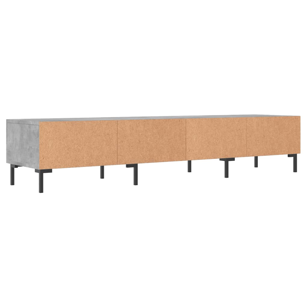 Tv Skříňka Betonově Šedá 150 X 36 X 30 Cm Kompozitní Dřevo