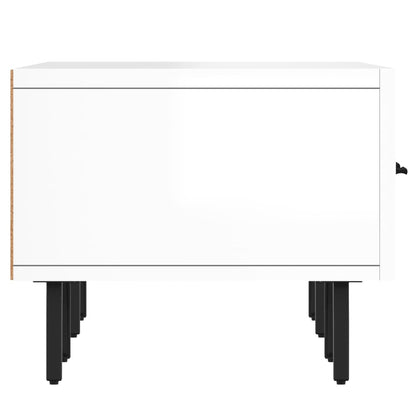 Tv Skříňka Bílá S Vysokým Leskem 150X36X30 Cm Kompozitní Dřevo