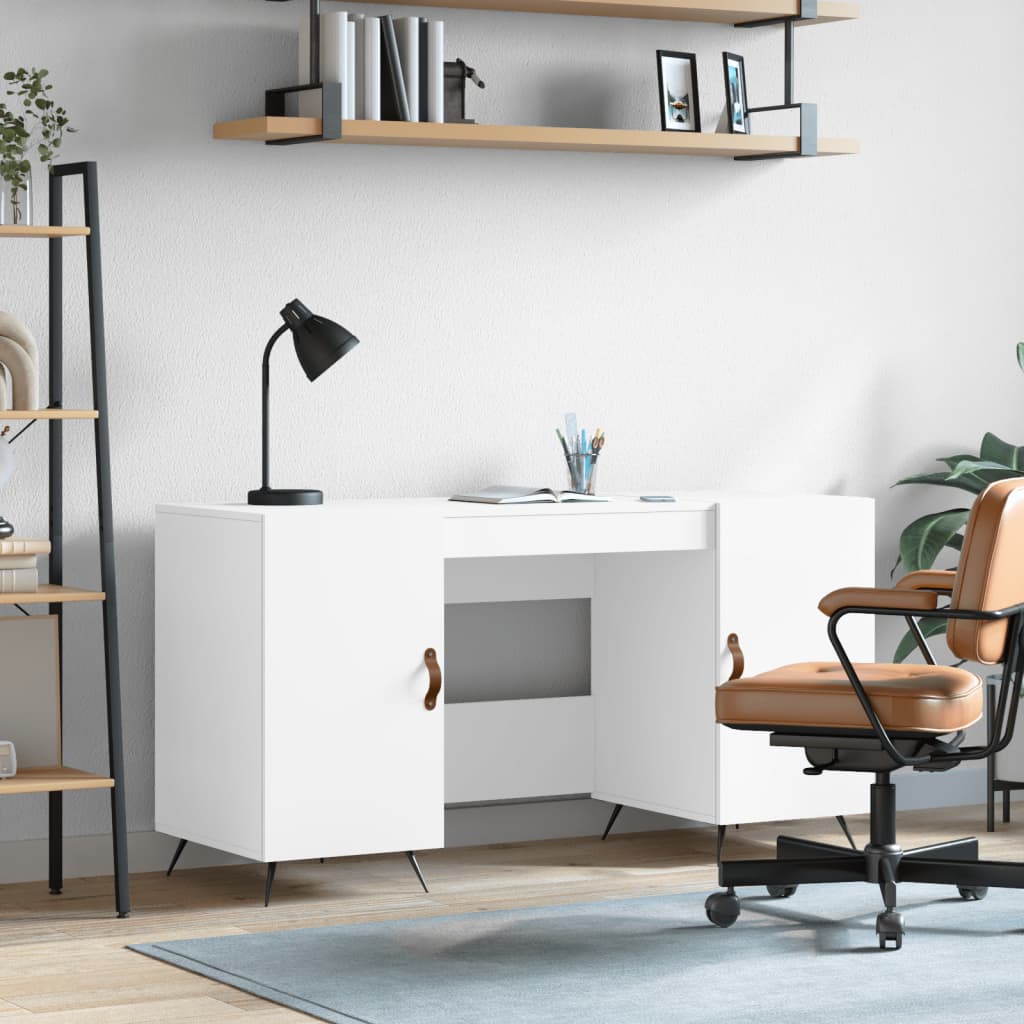 Psací Stůl Betonově Šedý 140 X 50 X 75 Cm Kompozitní Dřevo