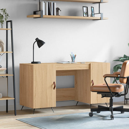 Psací Stůl Betonově Šedý 140 X 50 X 75 Cm Kompozitní Dřevo