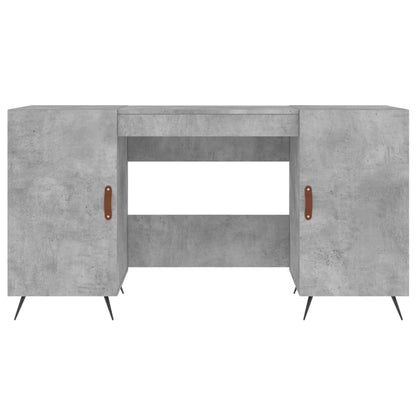 Psací Stůl Betonově Šedý 140 X 50 X 75 Cm Kompozitní Dřevo