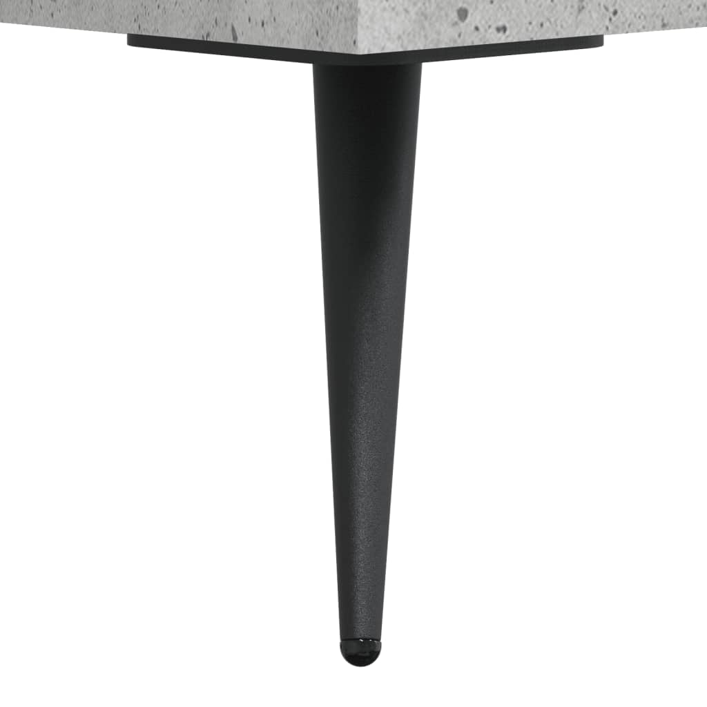 Psací Stůl Betonově Šedý 140 X 50 X 75 Cm Kompozitní Dřevo
