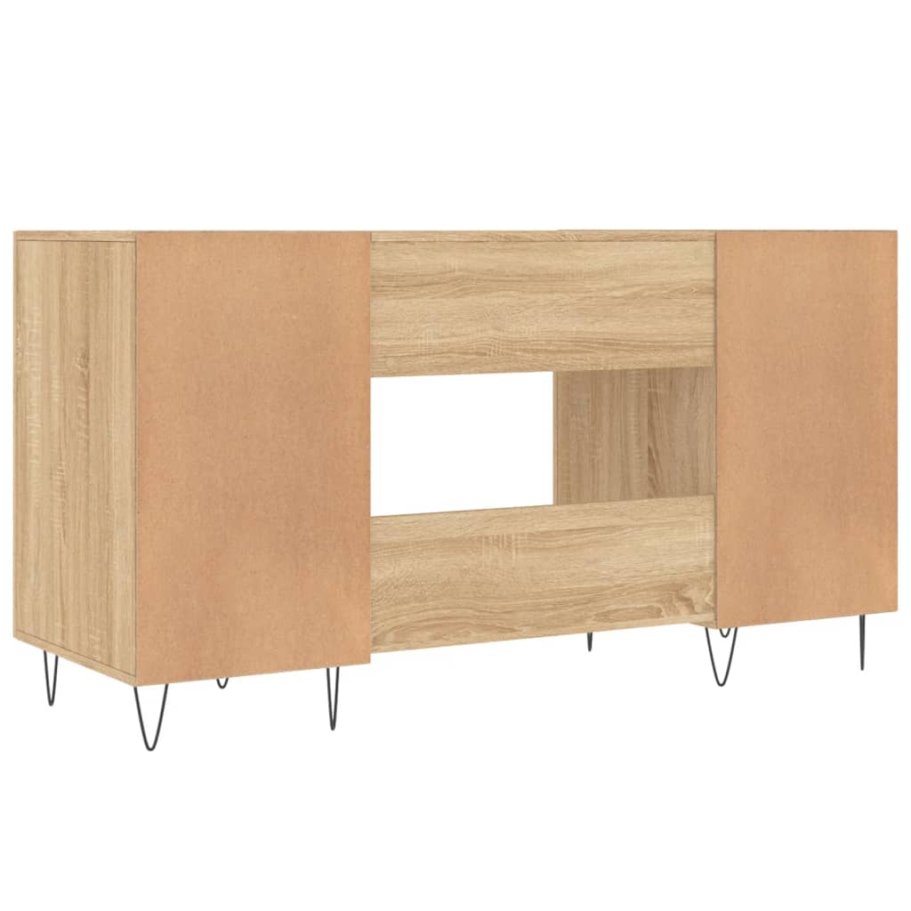 Psací Stůl 140 X 50 X 75 Cm Kompozitní Dřevo