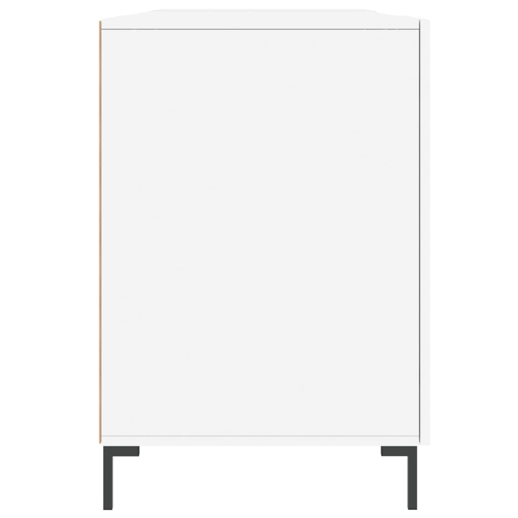 Psací Stůl Bílý 140 X 50 X 75 Cm Kompozitní Dřevo