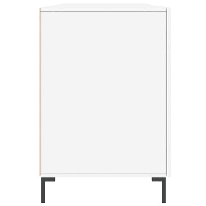 Psací Stůl Bílý 140 X 50 X 75 Cm Kompozitní Dřevo