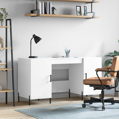 Psací Stůl Betonově Šedý 140 X 50 X 75 Cm Kompozitní Dřevo