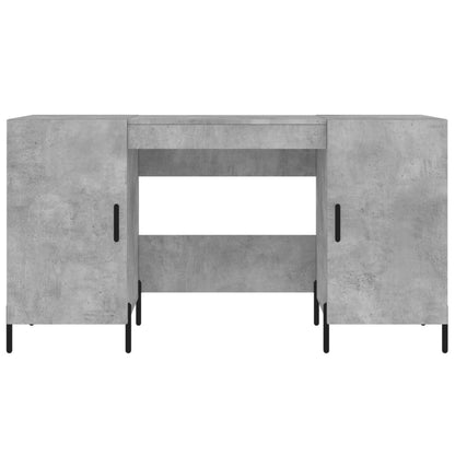 Psací Stůl Betonově Šedý 140 X 50 X 75 Cm Kompozitní Dřevo