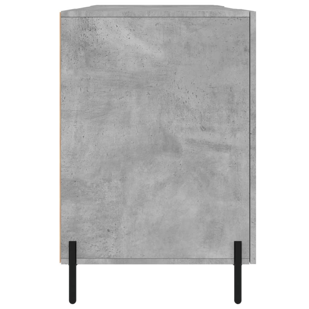 Psací Stůl Betonově Šedý 140 X 50 X 75 Cm Kompozitní Dřevo