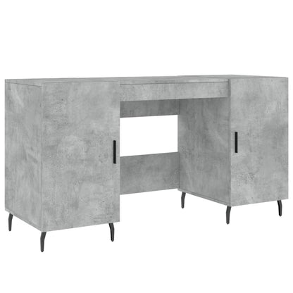Psací Stůl Betonově Šedý 140 X 50 X 75 Cm Kompozitní Dřevo