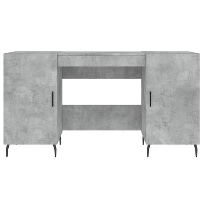Psací Stůl Betonově Šedý 140 X 50 X 75 Cm Kompozitní Dřevo