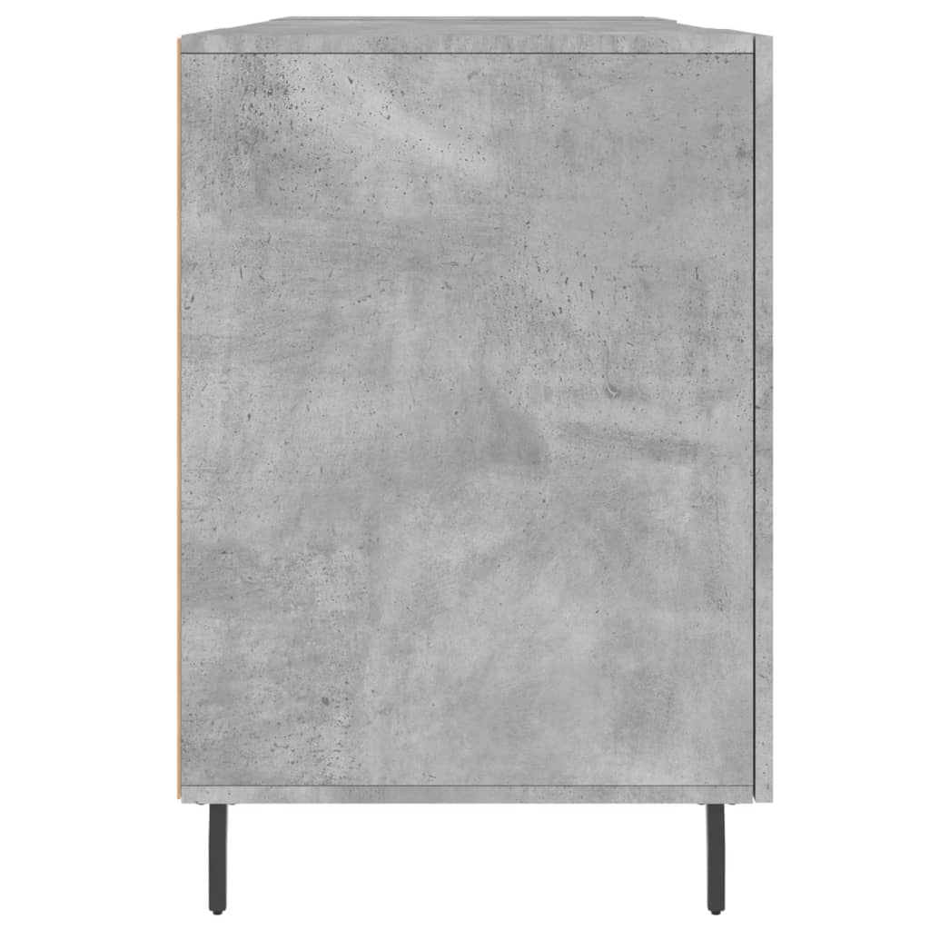 Psací Stůl Betonově Šedý 140 X 50 X 75 Cm Kompozitní Dřevo
