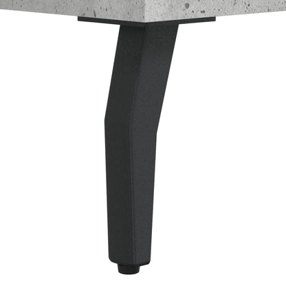Psací Stůl Betonově Šedý 140 X 50 X 75 Cm Kompozitní Dřevo