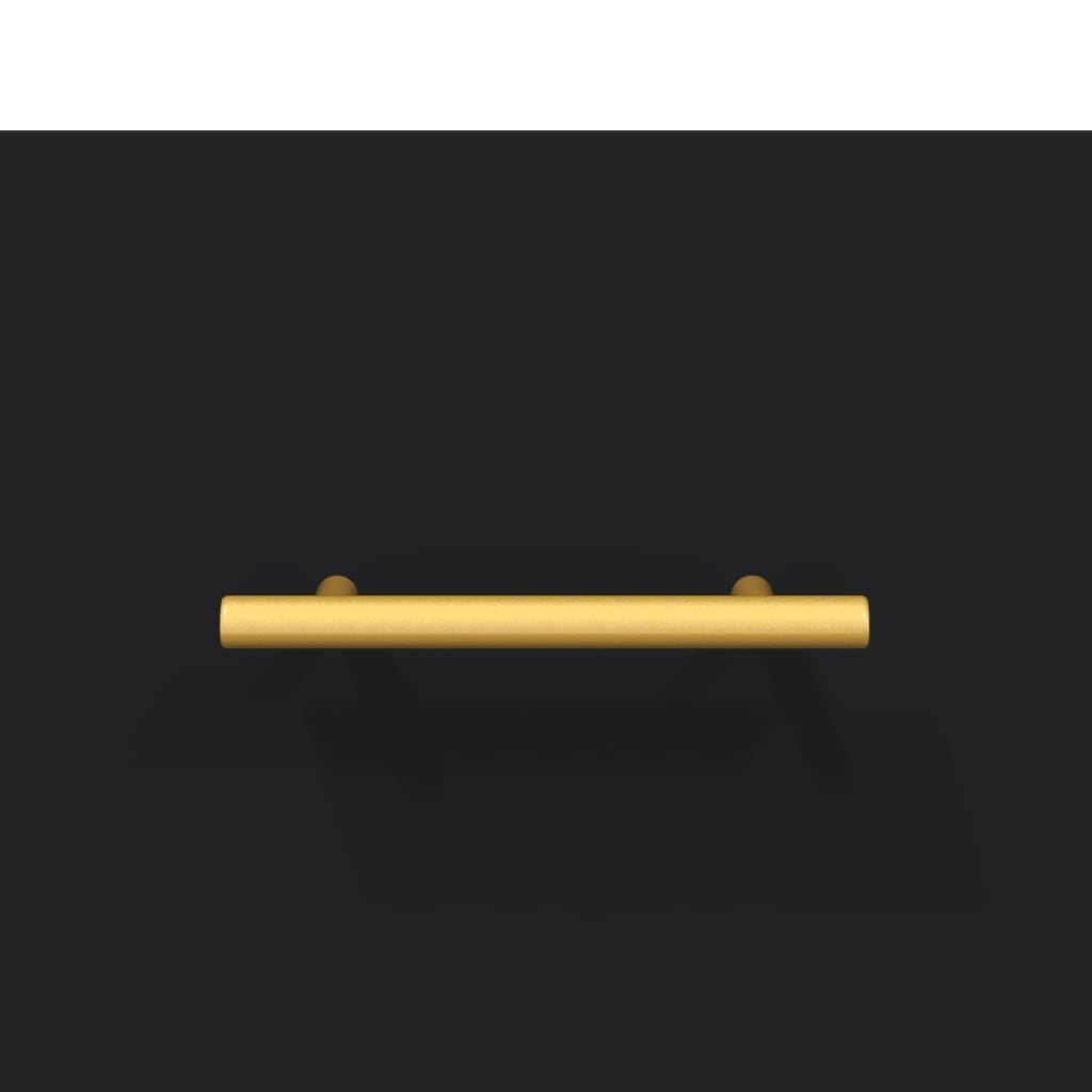 Nástěnný Noční Stolek Černý 35 X 35 X 20 Cm