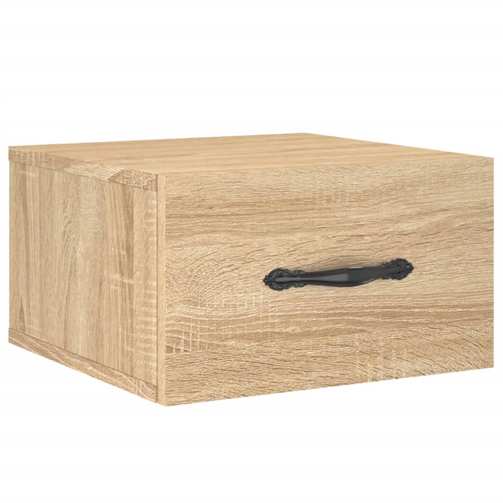 Nástěnný Noční Stolek Dub Sonoma 35 X 35 X 20 Cm