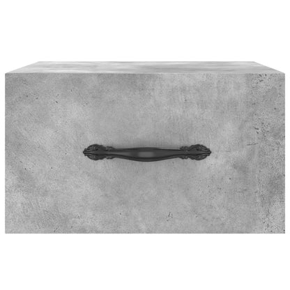 Nástěnné Noční Stolky 2 Ks Betonově Šedé 35 X 35 X 20 Cm