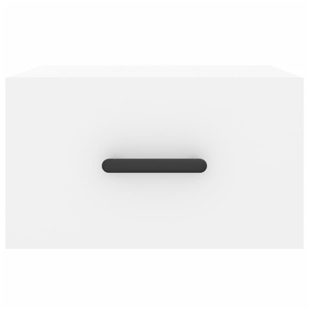 Nástěnné Noční Stolky 2 Ks Bílé 35 X 35 X 20 Cm