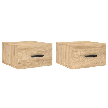 Nástěnné Noční Stolky 2 Ks Dub Sonoma 35 X 35 X 20 Cm