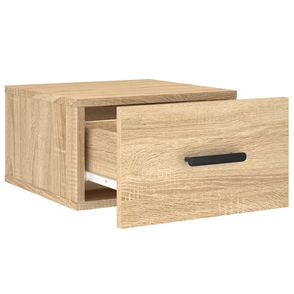 Nástěnné Noční Stolky 2 Ks Dub Sonoma 35 X 35 X 20 Cm